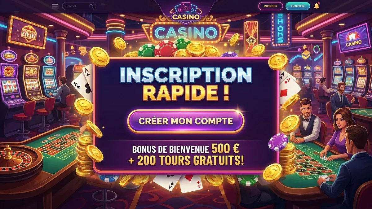 Inscription avec bonus